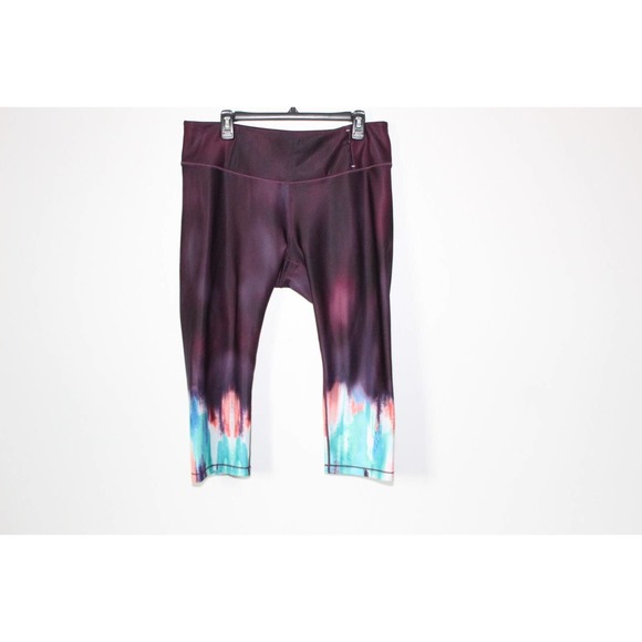 CALIA by Carrie Underwood Essential Printed Capri Legging Women's Size XL H13953 - Picture 2 of 9